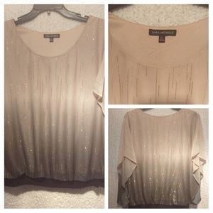 Sara Michelle Kaftan banded top